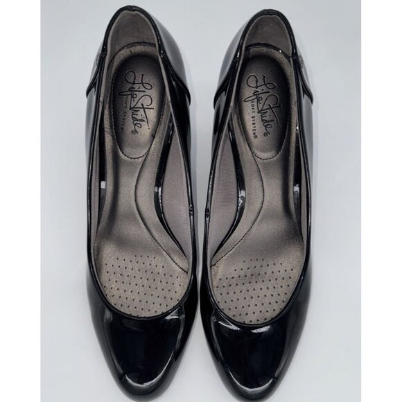 LIFE STRIDE Soft System Women Shoes 11 M Black Heels patent leather - Picture 5 of 11